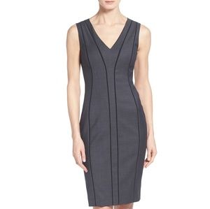 Elie Tahari Black Joya Sheath Dress Sz 2